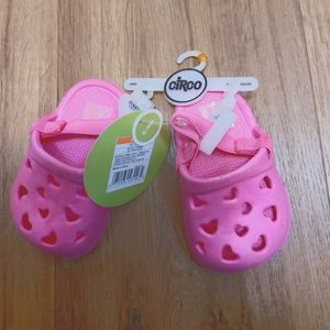 Baby Girl Crocs Pink Summer Clogs Circo Hearts